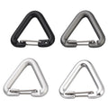 30mm 40mm Aluminum Alloy Wire Gate Snap Hook Triangle Carabiner for Bottle Lanyard