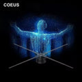 COEUS High Quality 3D Horogram Fan Desktop Display Stand Stylish 65cm 768 LED Tabletop Display for Exhibitions and Parties