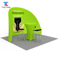Tian Lang Factory Manufacture 8ft & 10ft Wedding Stage Aluminium Tube Frame Tension Fabric Backdrop Display for Trade Shows