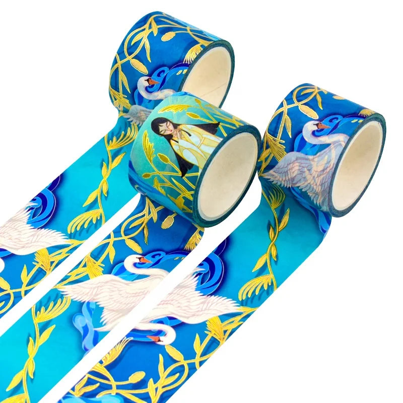 OEM Custom Gold Foil Chinese Style Vintage Washi Tape
