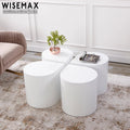 WISEMAX FURNITURE Wholesale Living Room Center Coffee Table Home Furniture Gold Metal Iron Corner Side Table for Home Cafe Shop