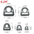 OEM ODM Accept Black POM Plastic D Rings Buckle for Backpack Pet Dog Cat Collar Leash