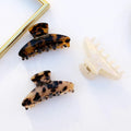 Wholesale Tortoise Barrettes Celluloid Leopard Print Women Accessories Tortoiseshell Hair Claw Clip for Girls