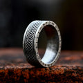 SS8-R213 Stainless Steel Retro Vintage Stainless Steel Viking Classic Valknut Celtic Knot Ring Nordic Odin Amulet Wholesale Gift