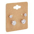 Custom Jewelry Hanging Display Card Recyclable White Kraft Paper Necklace Bracelet Earring Card Holder