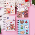 Print Mini Student Cartoon Portable Spiral Binding Notebook
