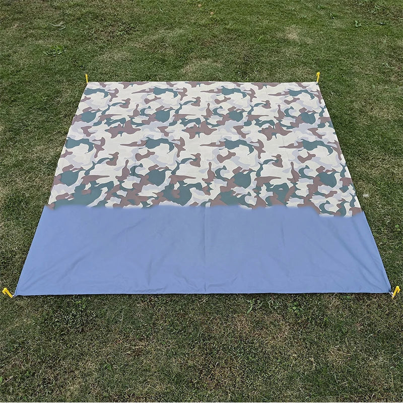 Wholesale Camouflage Waterproof Foldable Outdoor Mat Waterproof Sublimation Custom extra Large  Cheap Beach Mat