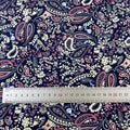 Paisley Poplin 100% Cotton Woven Reactive Printing Women Dress Shirt Fabric