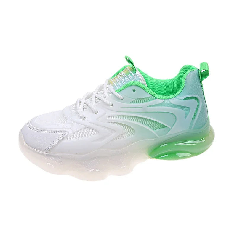 Sports Shoes Women's Spring and Summer Women's Running Shoes Heightening Thick Bottom Jelly Shoes Trend Party Dress