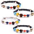 Solar System Bracelet Gemstone Astronomy Galaxy the Eight Planets Guardian Bracelets Jewelry for Womens Mens