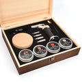 WEIBU 2023 Luxury Whiskey Smoker Kit with Wooden Box Old Fashion Smoker Gift Set for Father Friends Colleagues Cocktail Bar Use
