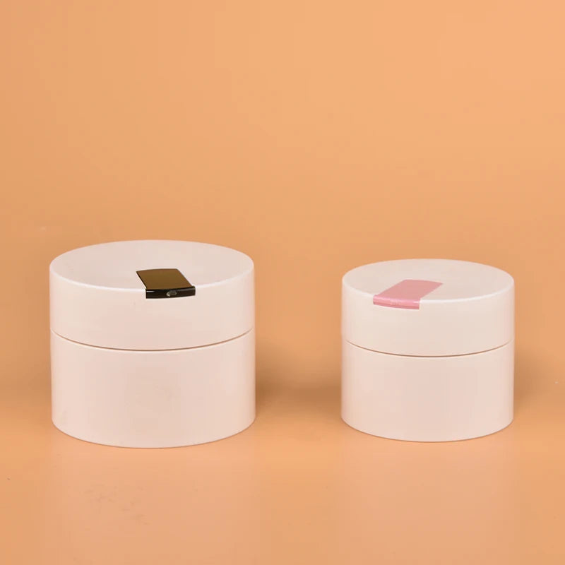 Biodegradable 50g 100g Plastic Body Butter Container Jars Eco Friendly Refillable Cosmetic Face Cream Replaceable Jar With