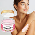 Wholesale Custom Logo Natural Exfoliating Nourishing Body Care Moisturizing Strawberry Body Butter Cream