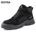 GUYISA Brand  Safety Shoes  High Top Anti-smash and Anti-puncture Insulated 10KV Safety Shoes