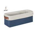 KUYUE 2-Pack Foldable Bathroom Storage Baskets Soft Cotton Fabric Empty Small Organizer Functional Design for Home Office Gifts