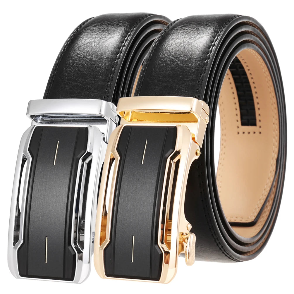 Hot Style LY36-24368-1  Spot Men's Casual Leather Cowhide Belt Wholesale