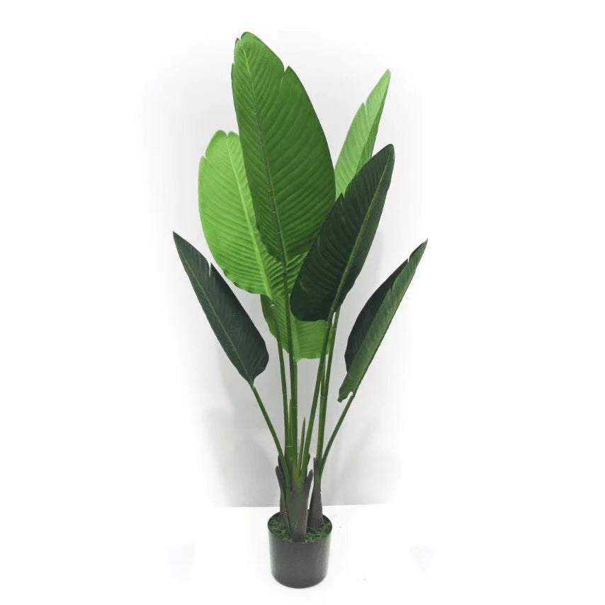 Factory Wholesale Home & Garden Decorative Faux Real Touch Tropical Palm Artificial Plants Greenery Fake Traveler's Banana Trees