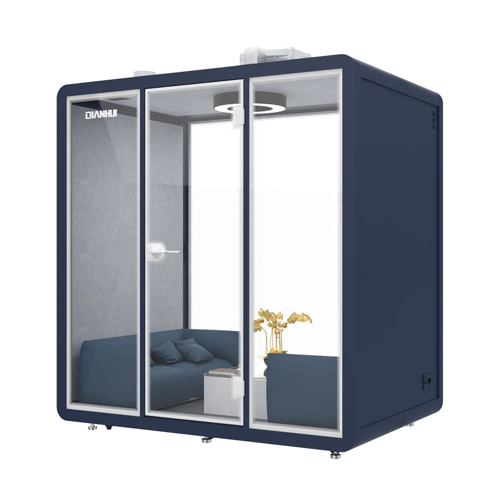 2025 Popular Office Decoration Private Office Pod 35db Sound Proof Meeting Pods Soundproof Office with 12V-USB Socket