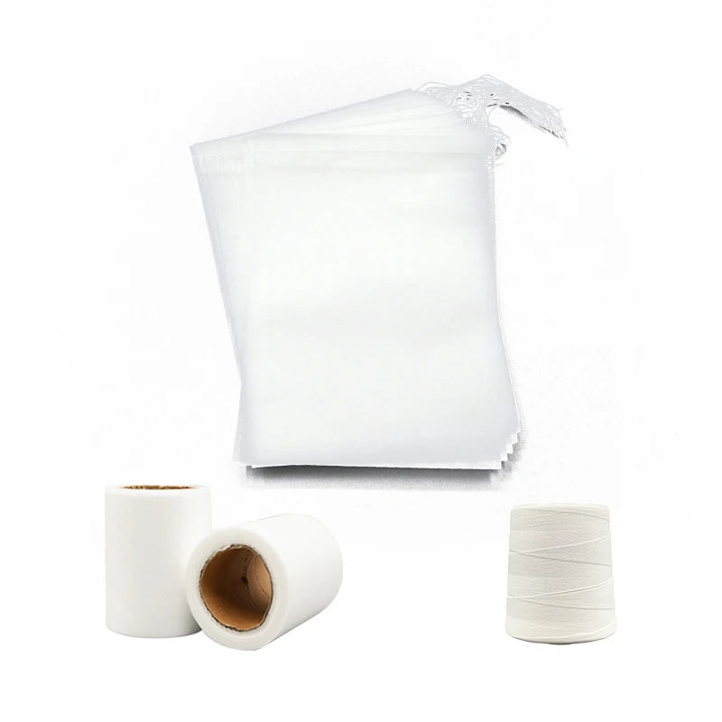 Disposable Empty Non-woven Fabric Tea Filter Bag Drawstring Seal Filter Loose Leaf Tea Bags Tea Infuser
