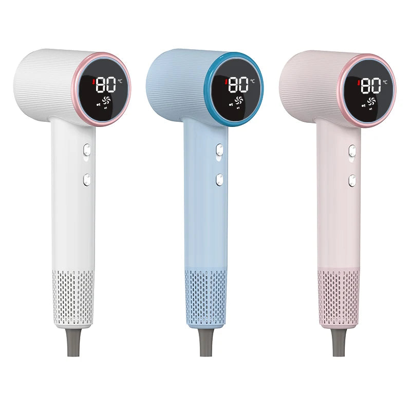 Professional Negative Ions Hair Blow Dryer Diffuser Nozzles Hairdryer Ionic Hair Dryer 110000 Rpm Hair Dryer