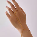 Minimalist Beads Chain Ring Bracelet PVD 18K Gold Plated Bracelet Stainless Steel Bracelet for Women