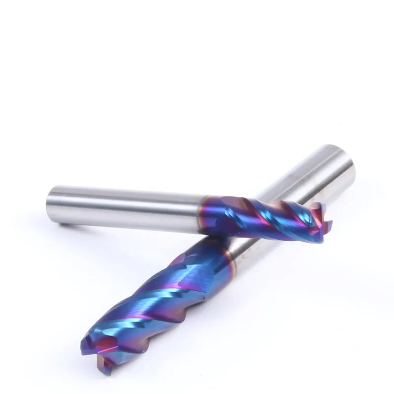 MTS Hrc 65 4 Flutes 4mm 6mm 8mm 10mm 12mm Flat square End Mill for Steel