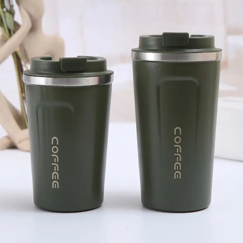 Stainless Steel Travel Tumbler 380ML/510ML Double Wall Insulated Reusable Iced Coffee Cup with Lids Food Businesses