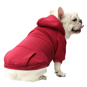 2024 New Fashionable Pocket Dog Winter Hoodie Designed by Designers for Dog Hoodies for Pet Clothing