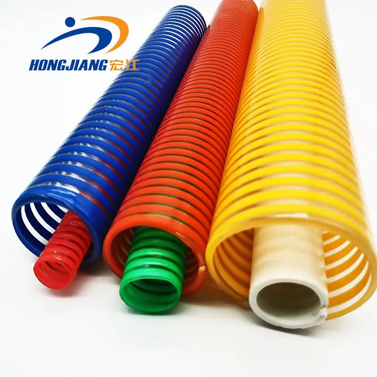 Flexible 1\" 1.25\" 1.5\" Fibre Reinforced PVC Suction Hose Plastic Tubes