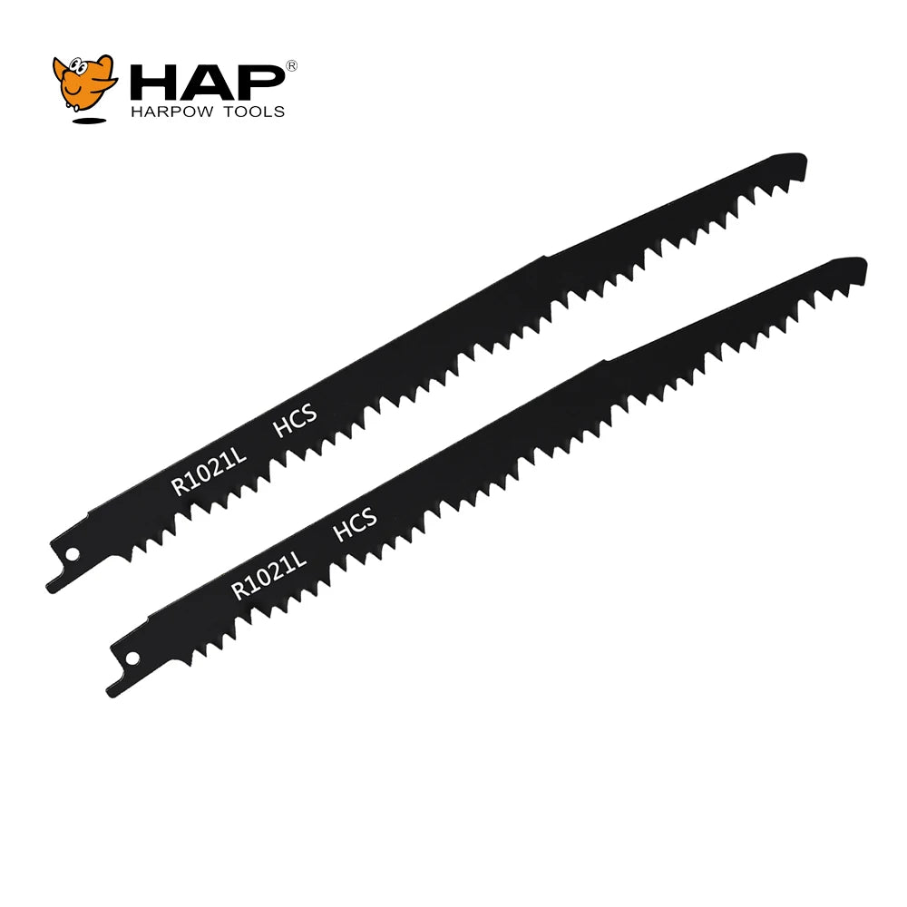 2-PACK Professional Wood Working Reciprocating Blades Professional 240mm 5TPI Sabre Saw Blade for Cutting Coarse Wood Fuel Wood