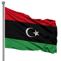 Custom Stadium Fan Sublimation Blanks Double Sided Team Sports Sign Flags Libya Flag