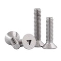 M2 M3 M4 Stainless Steel 304 Flat Countersunk Head Anti-theft Triangle Drive Security Screw