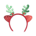 Christmas Antler Accessories Party Costume Hat and Headband Set for Christmas Decorations and Gifts