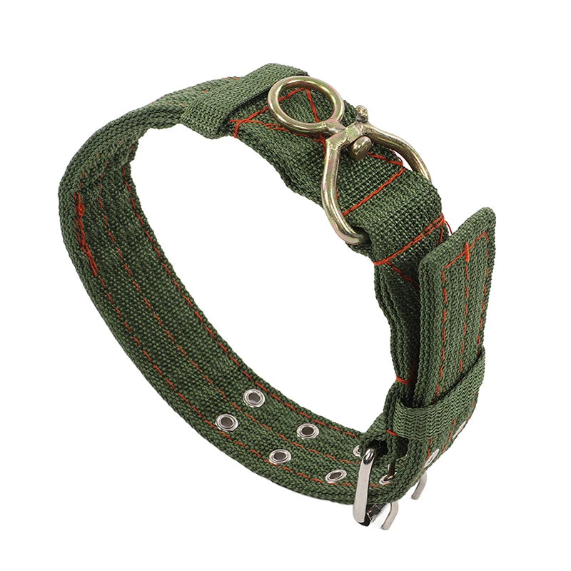 78cm Farm Animal Collar Canvas Calf Collar Neck Strap Adjustable Buckle Livestock Traction Necklace