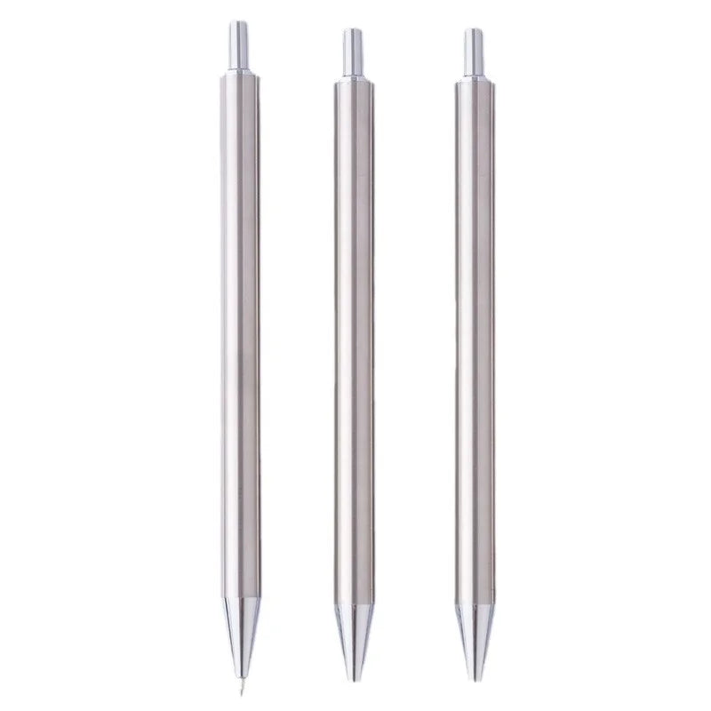 Goodstar Gs1986 Stainless Steel Sports Ballpoint Pen 1.0mm Writing Width Black Ink Laser Logo Business Office Gift Novelty