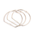 High Level Quality 203mm D Shape Book Ring Custom Book Binding Ring Metal Loose Leaf Book Rings
