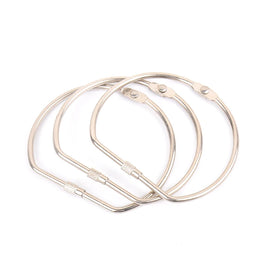 High Level Quality 203mm D Shape Book Ring Custom Book Binding Ring Metal Loose Leaf Book Rings