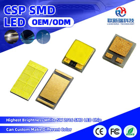 Highest Brightness White 5W SMD 2016 LED Chip Car Headlight Source Instead LUMILEDS