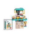 Factory Wholesale 78cm Children Play House Toys Family Kids Kitchen Toys Cooking Simulation Table Kitchen Set Toys