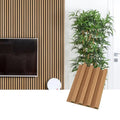 Eco-friendly Factory Indoor  Mobile Home Wpc Wall Paneling Different Wall Style Decoration Interior Hollow Wooden Wall Cladding