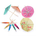Hot Sale Eco-Friendly Umbrella Toothpicks Fruit Stick Bamboo Stick Skewers Unique Gift Sets with Umbrella Stick