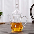 Portable 1000ml Arabic Handmade Borosilicate Glass Coffee and Tea Maker Moroccan Style Custom Logo Handmade Set