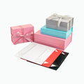 Custom Magnetic Rigid Cardboard Paper Gift Box Matt Lamination Embossing Recycled Materials Photo Frame Option for Luxury