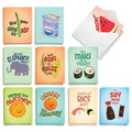 Greeting Card Customizable Design Pattern Writable Souvenir Colorful Congratulatory Note Card with Envelope