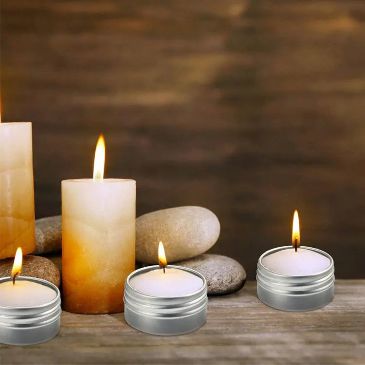 Small Metal Holders Tin Candle Jars With Lids Container Can for Candles Box Packaging