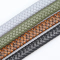 12mm Flat Leather Cord for Jewelry Making Bracelet Necklace 8 Strands