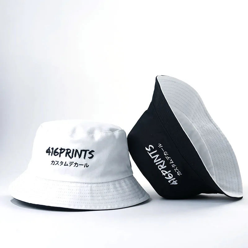 Private Label Designer Reversible Bucket Cap Fish Hat Custom Logo for Fisherman  Kid Cotton Unisex Adult Custom Bucket Hat