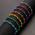 Wholesale Adjustable Resin Evil Eyes Bracelets Stretch Crystal Beads Lucky Devil Eye Bracelets for Fashion Charm Bracelets