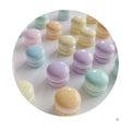 15mm 3D Macaron Flat Back Resin Cabochon Mini Dessert Slime Topping Charms
