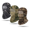 One Hole Camo Balaclava Hoodie Personalizadas Sun Protection Skimask Custom Facemask 100% Polyester All Season